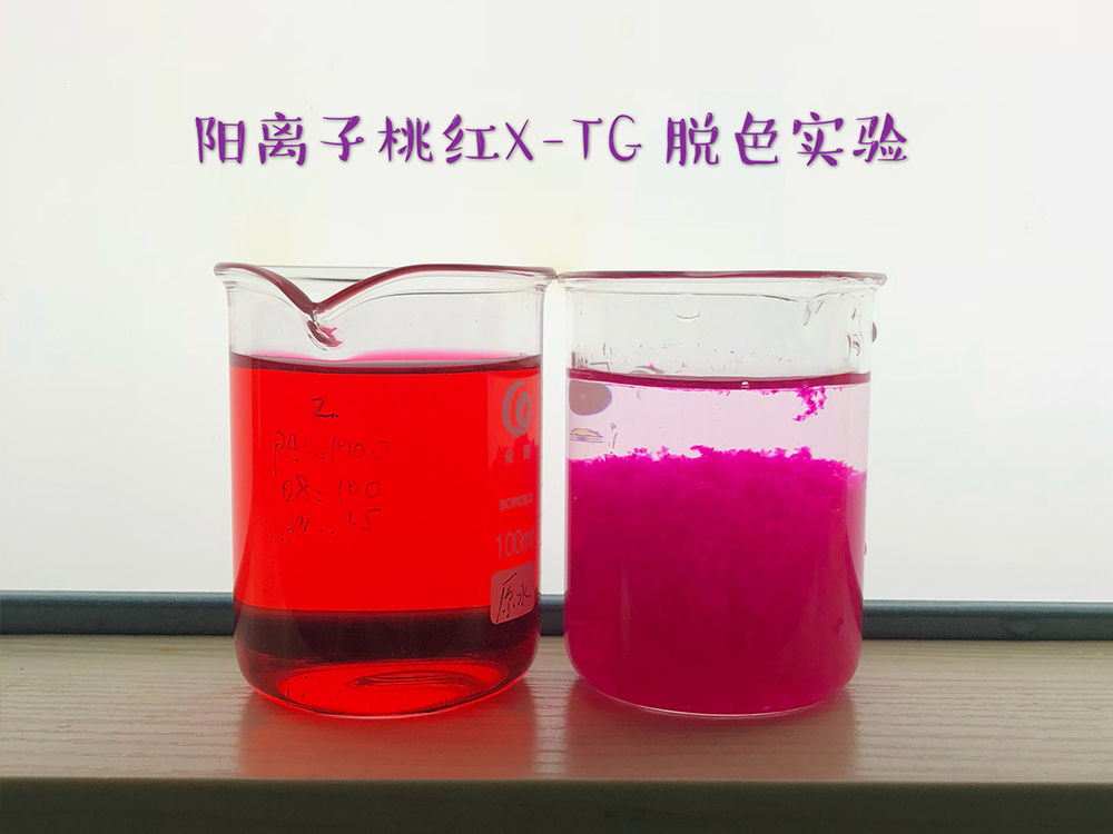 阳离子桃红X-TG脱色实验