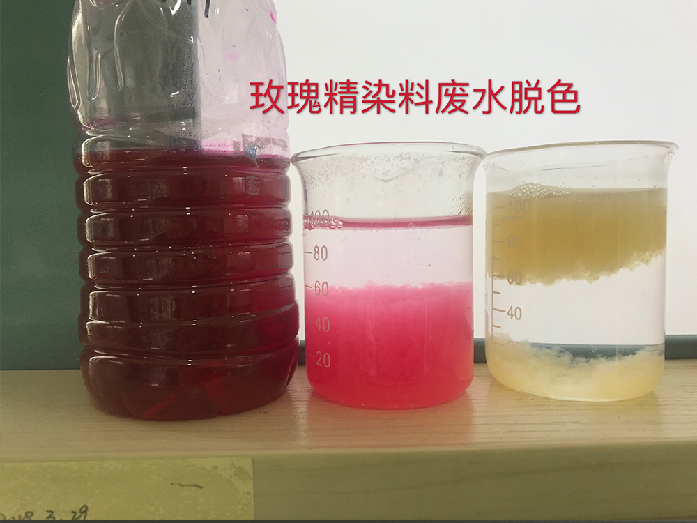 玫瑰精染料废水脱色实验