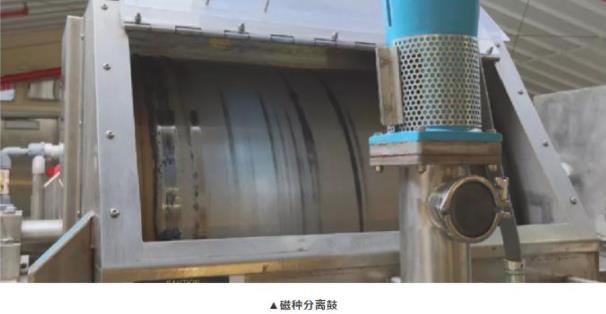 磁重分离鼓实景图