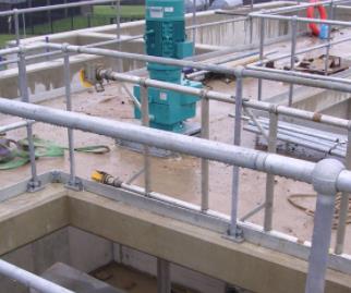 絮凝池搅拌机搅拌实景